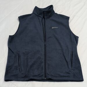 Columbia Navy Sleeveless Fleece Vest